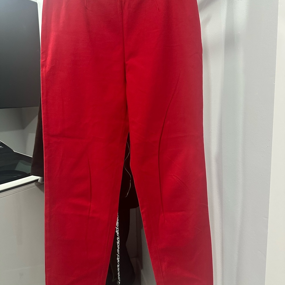 Frances Valentine Women’s Red Straight-Leg Bottoms